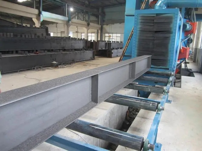 杨浦自动输送重型工件喷砂机及其应用