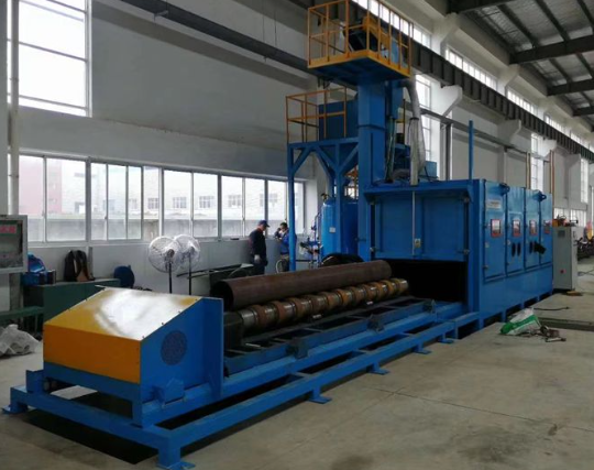 杨浦喷砂机在管道除锈中的现场施工应用