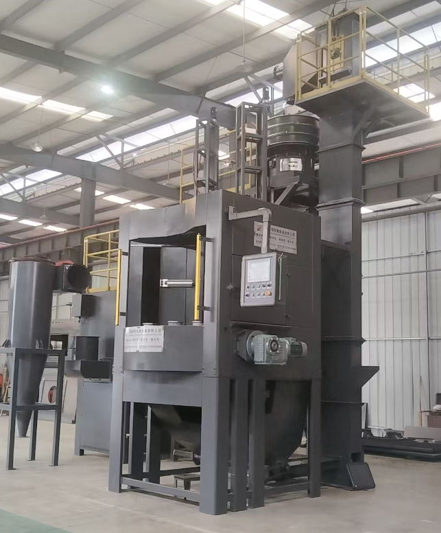 杨浦转盘式喷砂机 提升圆形工件处理效率