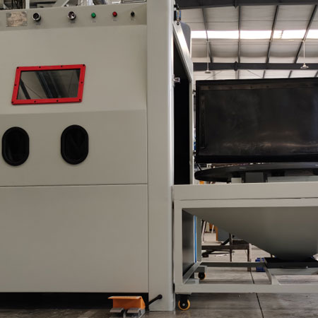 杨浦无尘喷砂机半自动模具喷砂机