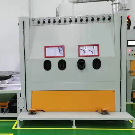 杨浦高效生产，从箱体手动喷砂机开始，提升零部件质量